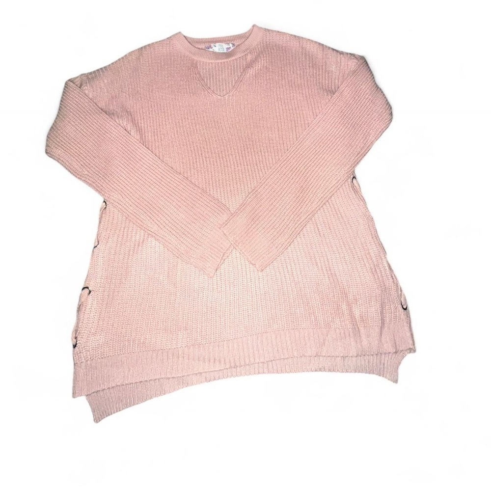 Pink Rose Blush Crew Neck Sweater​​​ - Picture 2 of 6